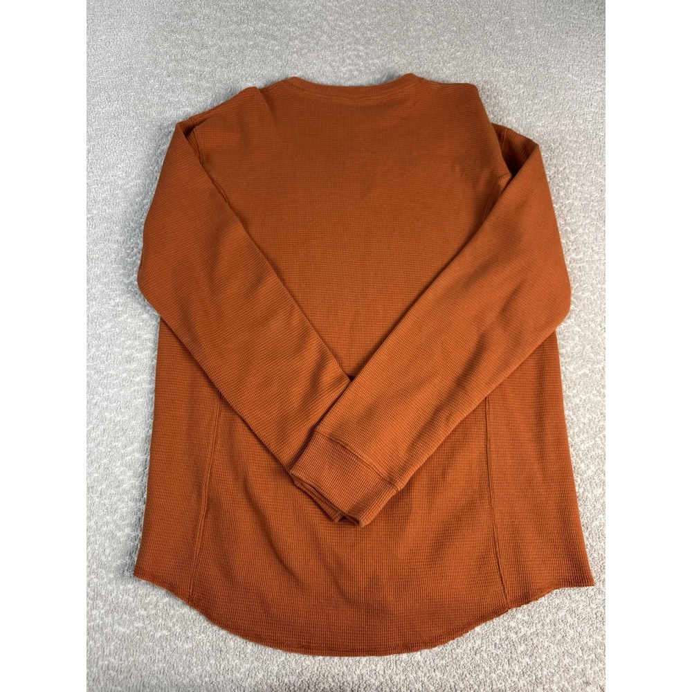 Texas Longhorns Shirt Mens 2XL Orange NCAA Football Nike Thermal Waffle Knit - Picture 6 of 7